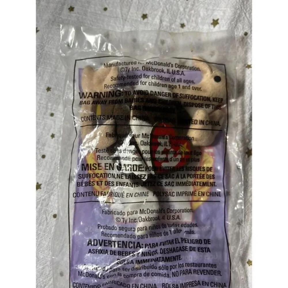 Stretchy the Ostrich #10‎ TY Teenie Beanie Baby 1999 FREE SHIPPING